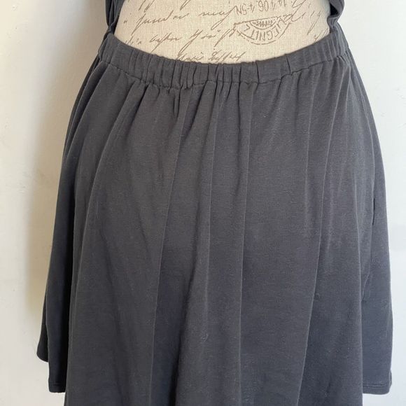 Theysken's Theory Dress Womens Sz Small Black Open back Pima Cotton Short Sleeve - Picture 7 of 12